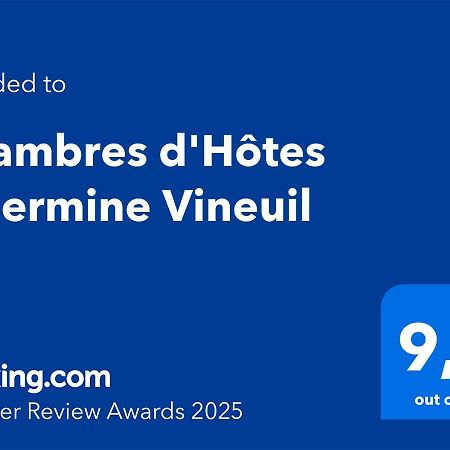 Chambres D'Hotes L'Hermine Vineuil Vineuil  Екстериор снимка